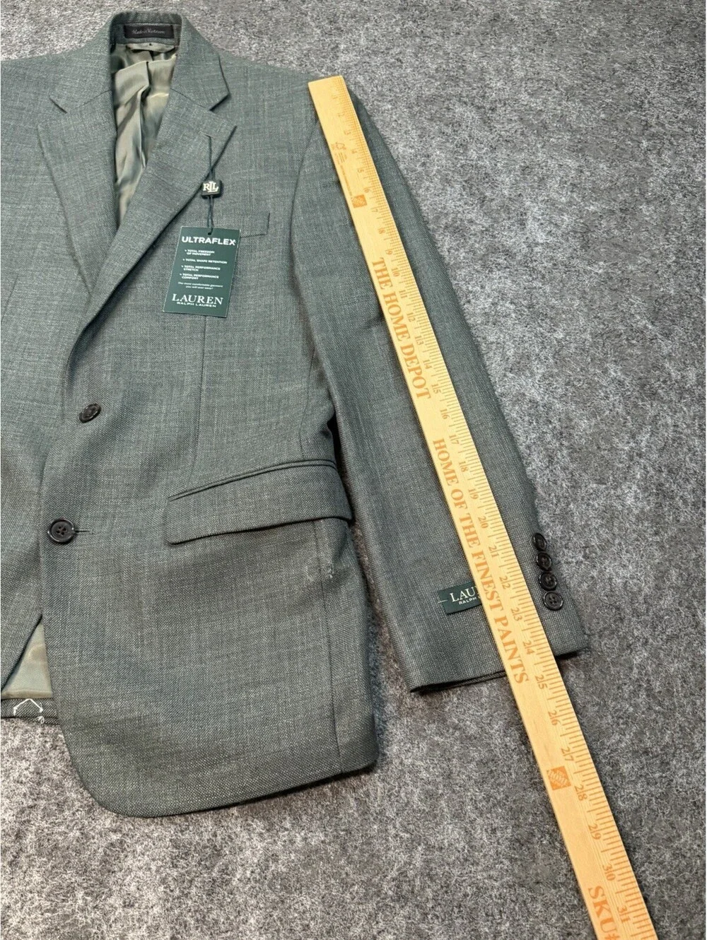 Lauren Ralph Lauren Ultraflex Sport Coat Blazer 36R Sage Green NWT Lexington